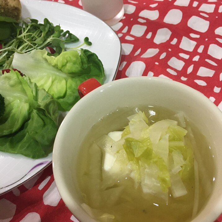 お豆腐スープ